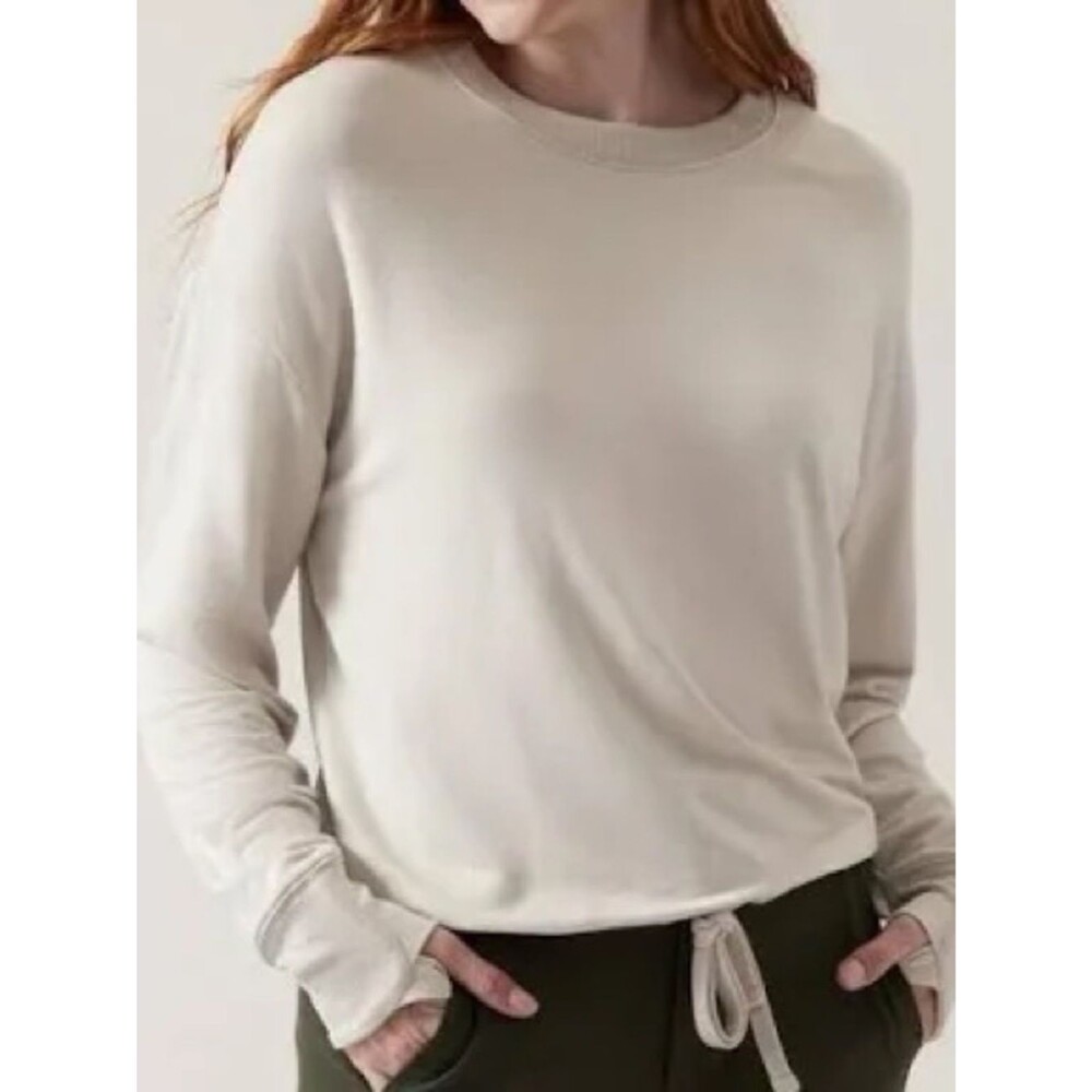 Athleta Women's Cream Sweatshirt XS